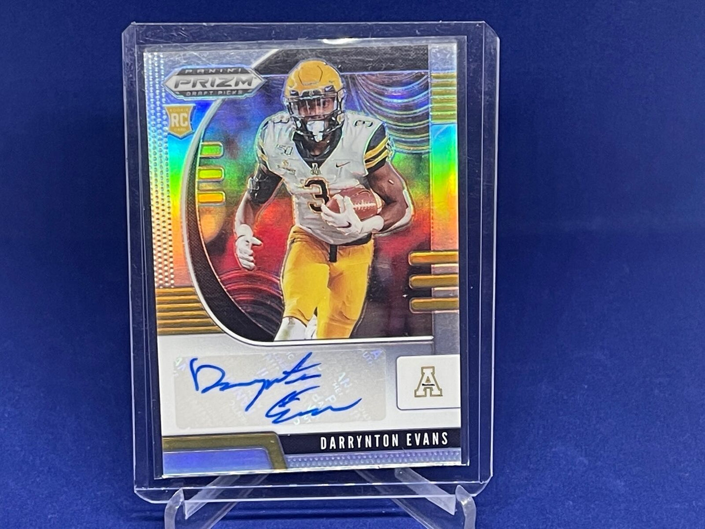DARRYNTON EVANS 2020 PANINI PRIZM DRAFT PICKS SILVER PRIZM AUTO RC # 169