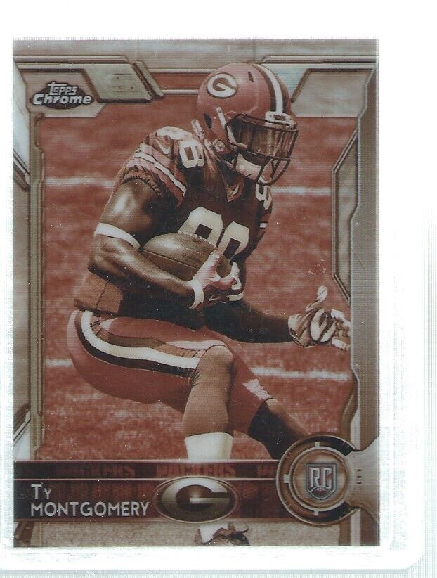 TY MONTGOMERY 2015 TOPPS CHROME SEPIA REFRACTOR ROOKIE RC #D 14/99