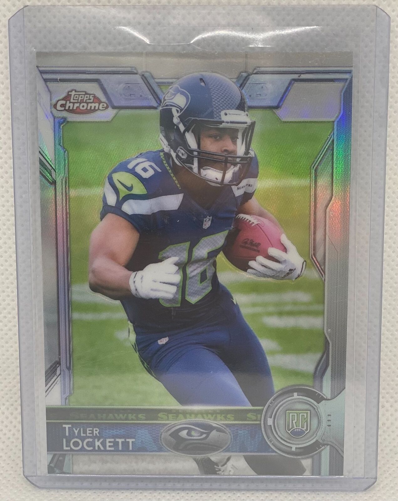 TYLER LOCKETT 2015 TOPPS CHROME ROOKIE REFRACTOR RC #178