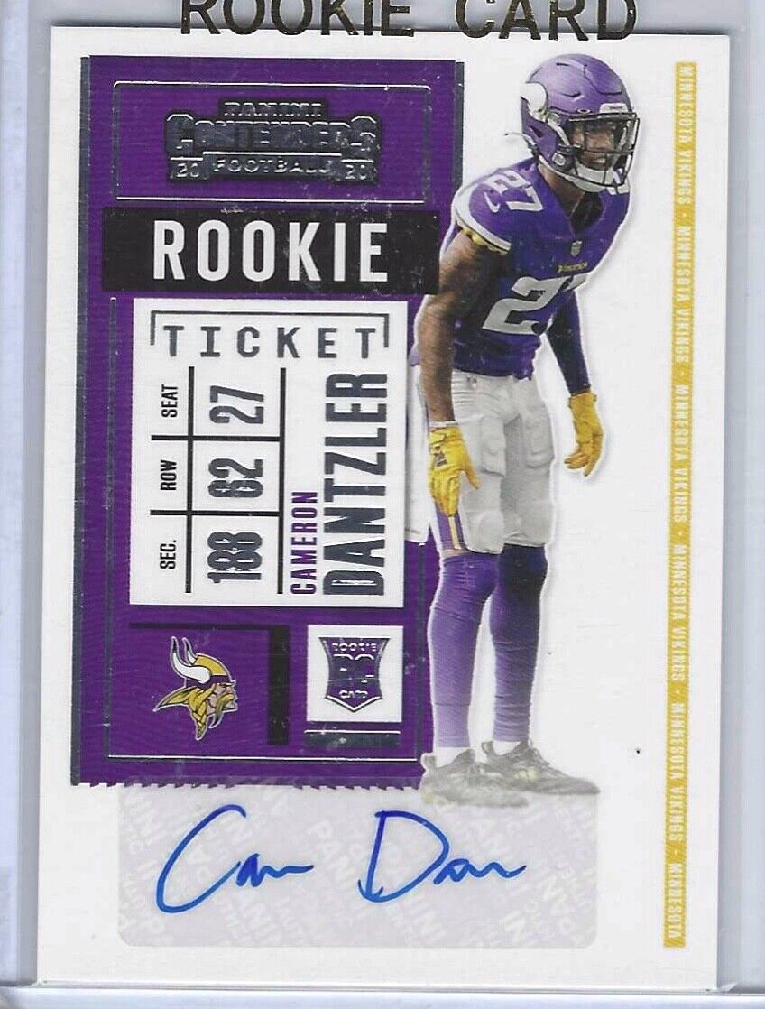 CAMERON DANTZLER 2020 CONTENDERS ROOKIE TICKET AUTO RC #179