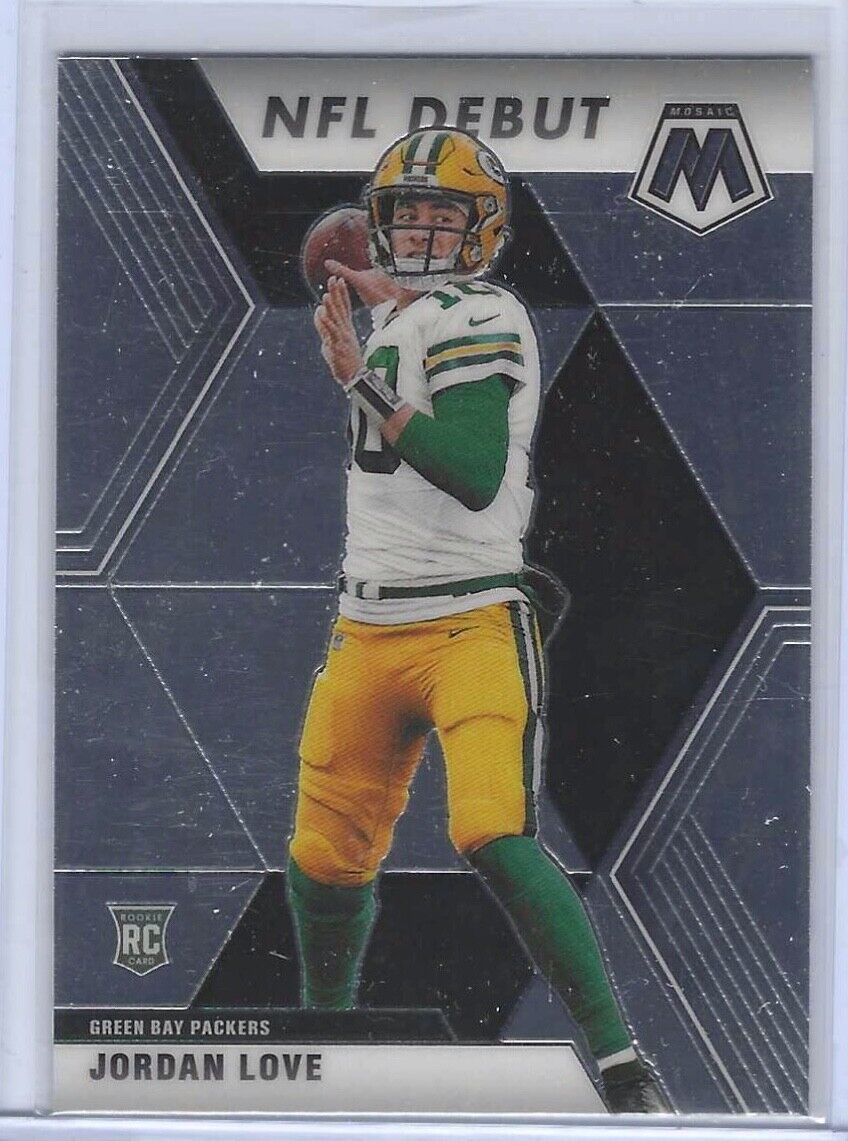 JORDAN LOVE 2020 MOSAIC NFL DEBUT BASE RC #264