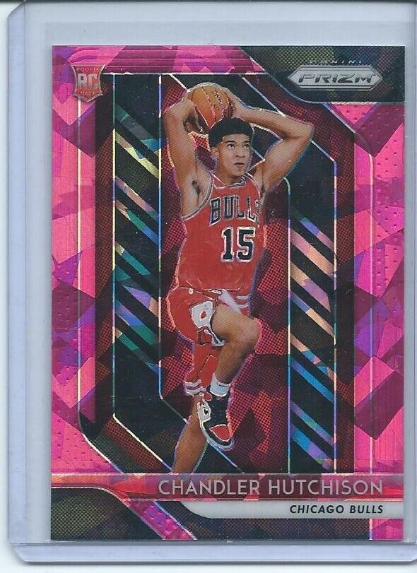 CHANDLER HUTCHISON 2018-19 PANINI PRIZM PINK ICE PRIZMS RC #70