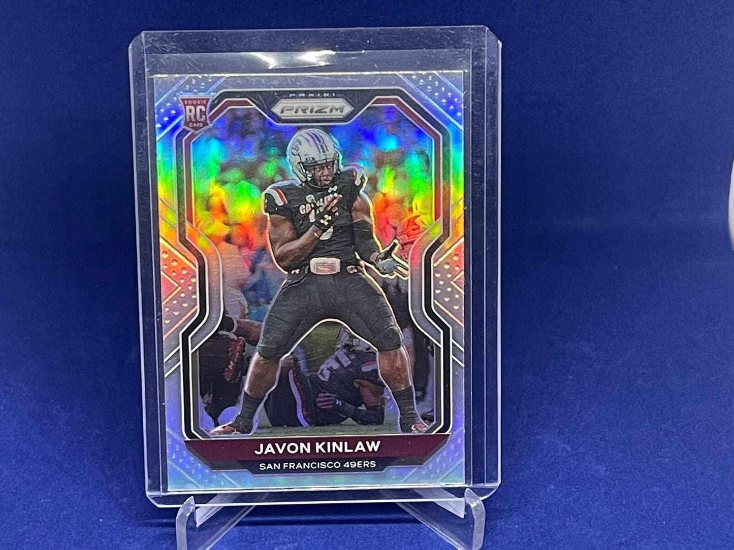 JAVON KINLAW 2020 PANINI PRIZM SILVER PRIZM ROOKIE RC SSP # 302