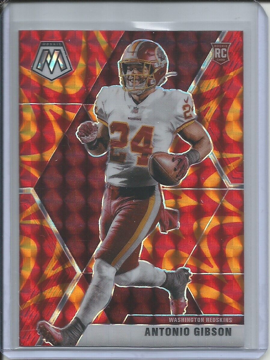 ANTONIO GIBSON 2019-20 PANINI MOSAIC REACTIVE ORANGE PRIZM ROOKIE RC WASHINGTON