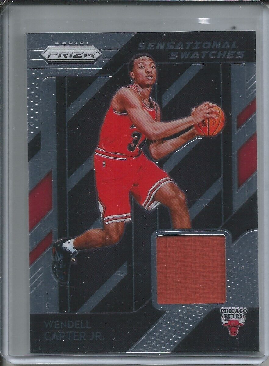 WENDELL CARTER JR 2018-19 PANINI PRIZM SENSATIONAL SWATCHES JERSEY ROOKIE RC