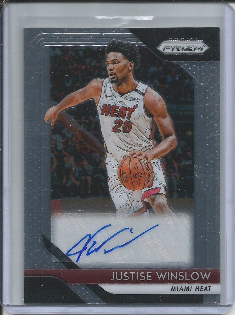 JUSTISE WINSLOW 2018-19 PANINI PRIZM AUTO