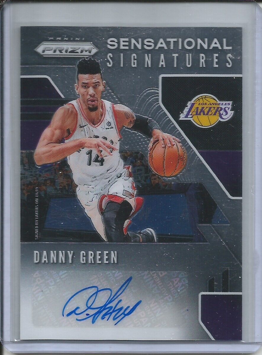 DANNY GREEN 2019-20 PANINI PRIZM SENSATIONAL SIGNATURES AUTO