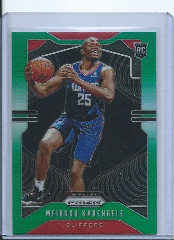 MFIONDU KABENGELE 2019-20 PANINI PRIZM GREEN PRIZMS RC #271