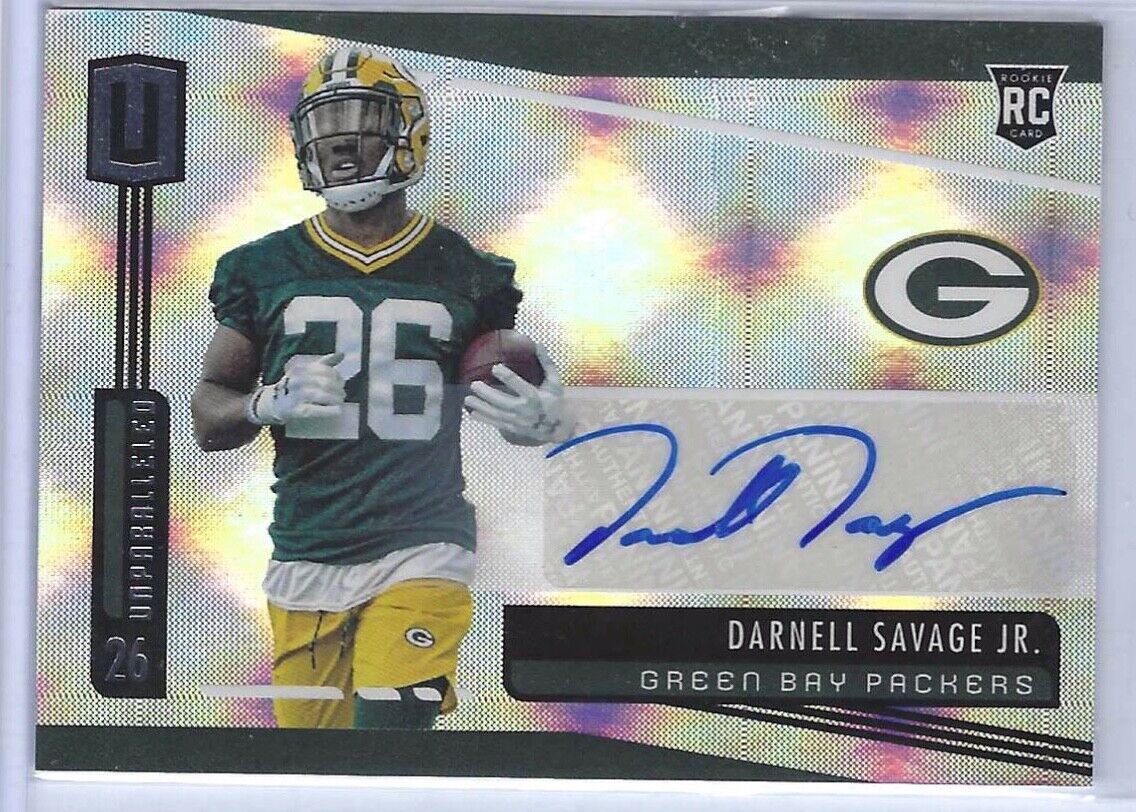 DARNELL SAVAGE JR 2019 UNPARALLELED ROOKIE AUTO RC #221