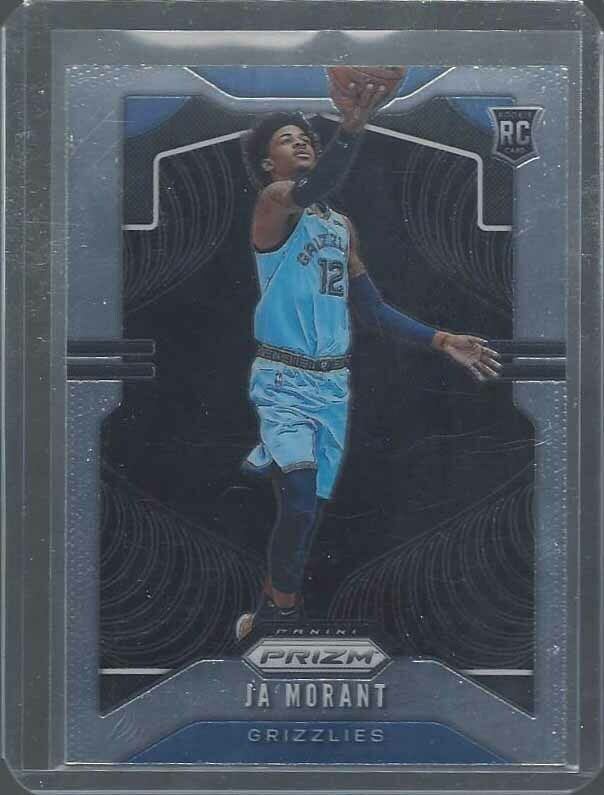 JA MORANT 2019-20 PANINI PRIZM SSP PHOTO VARIATION SHORT PRINT VARIANT RC #249