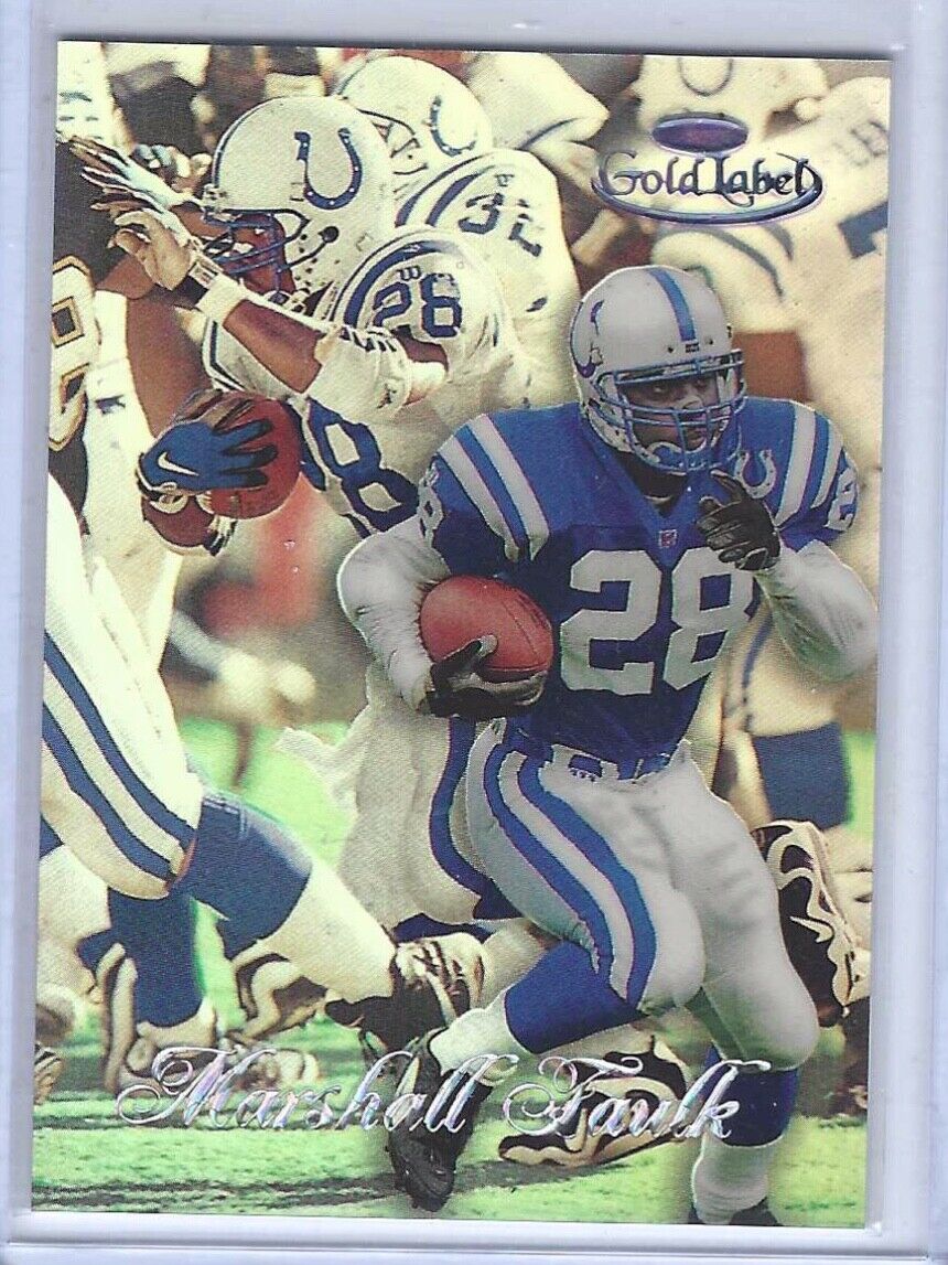 MARSHALL FAULK 1998 TOPPS GOLD LABEL BLACK LABEL SP #11