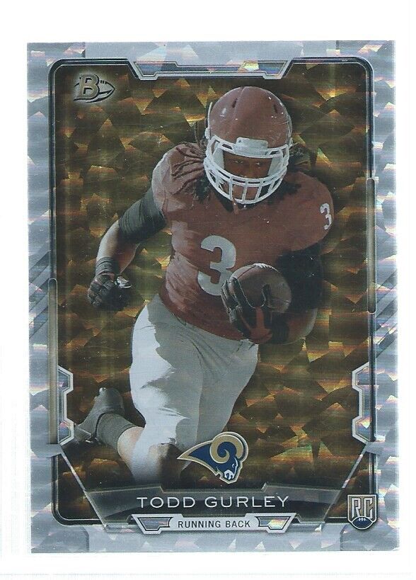 TODD GURLEY 2015 TOPPS BOWMAN SILVER ICE ROOKIE RC #28