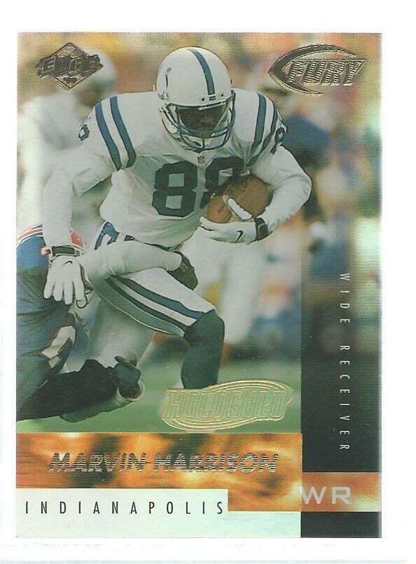 MARVIN HARRISON 1999 COLLECTOR'S EDGE FURY HOLOGOLD #D 44/50