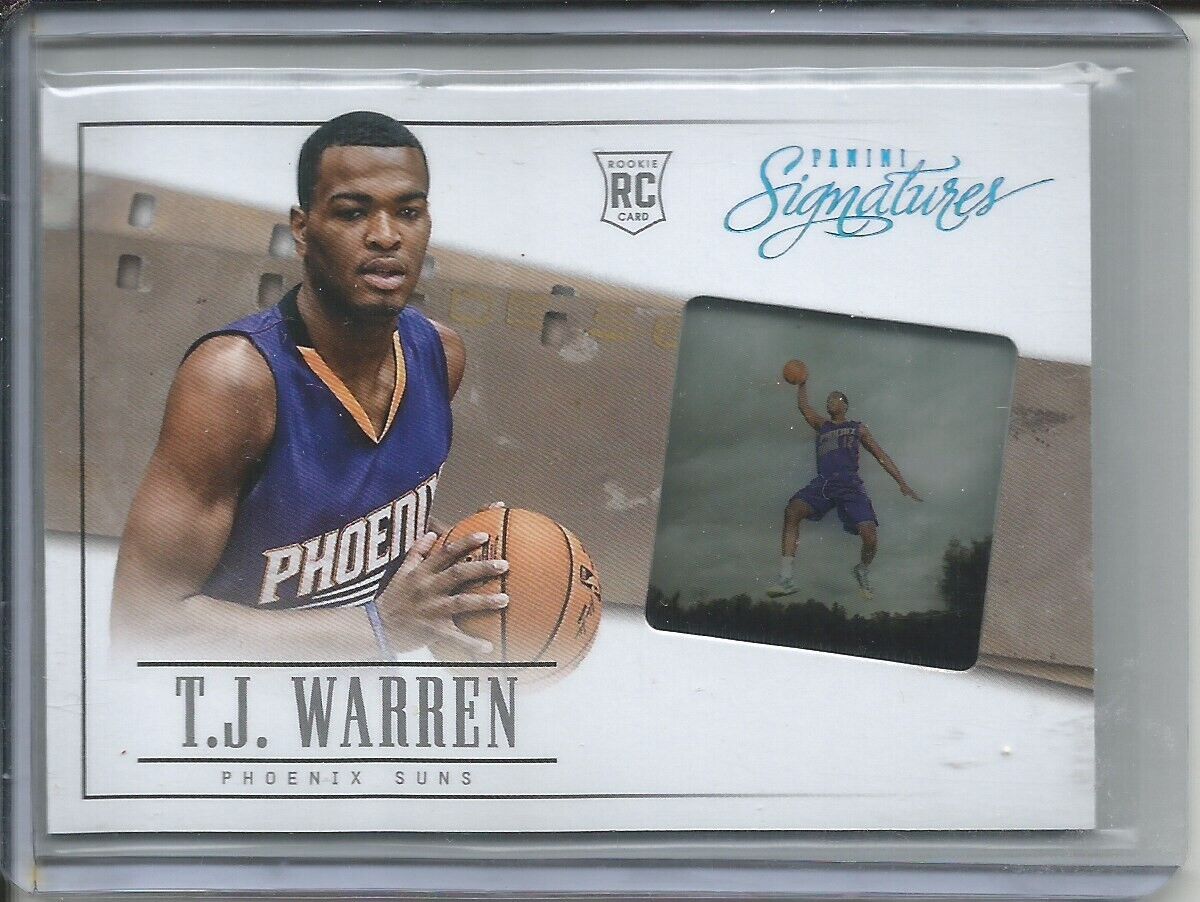 T.J. WARREN 2013-14 PANINI SIGNATURES ROOKIE RC