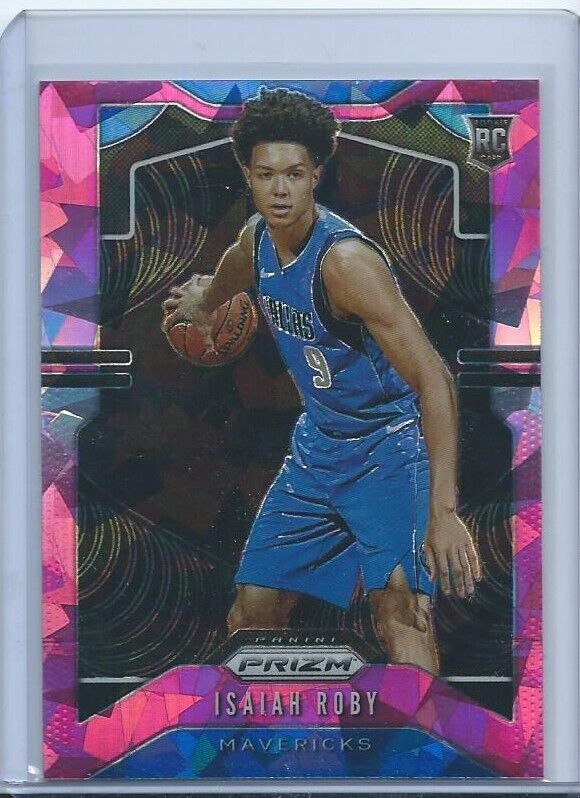ISAIAH ROBY 2019-20 PANINI PRIZM PINK ICE PRIZMS RC #283