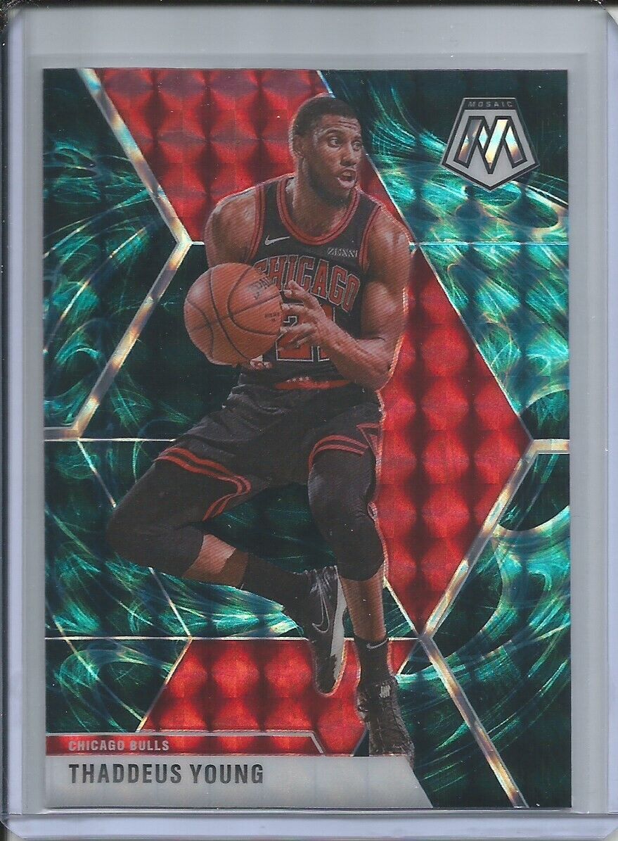 THADDEUS YOUNG 2019-20 PANINI MOSAIC GENESIS PRIZM