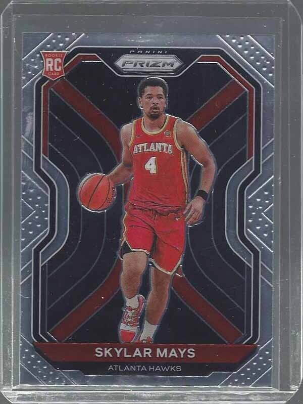SKYLAR MAYS 2020-21 PANINI PRIZM HAWKS TRUE ROOKIE RC #255