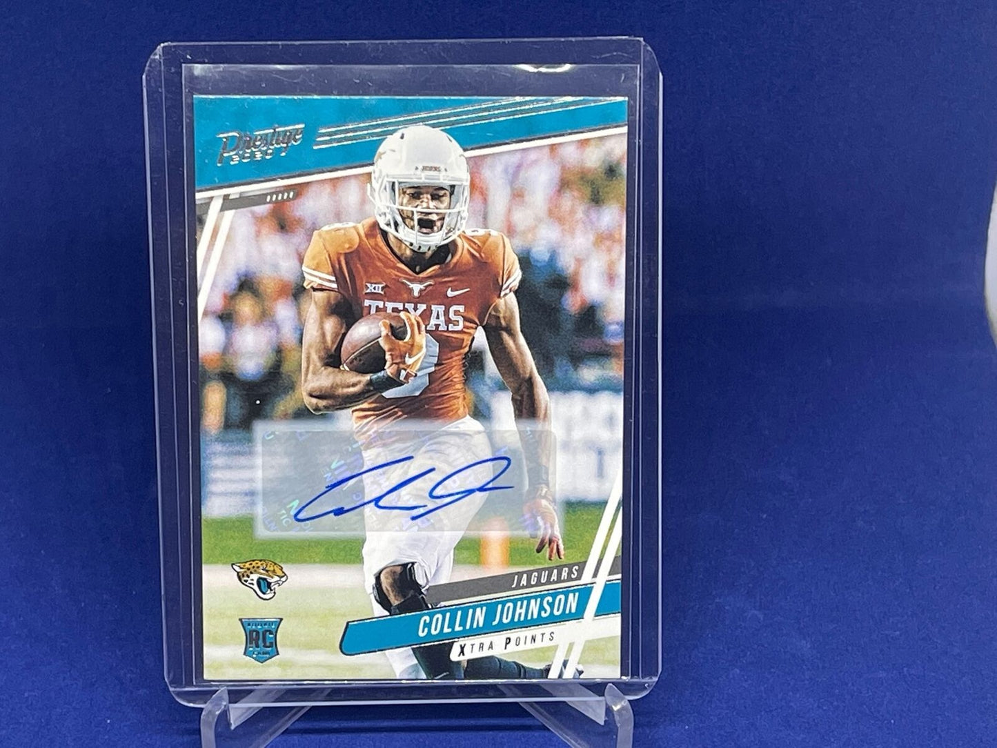 COLLIN JOHNSON 2020 PANINI PRESTIGE AUTO ROOKIE RC # 226