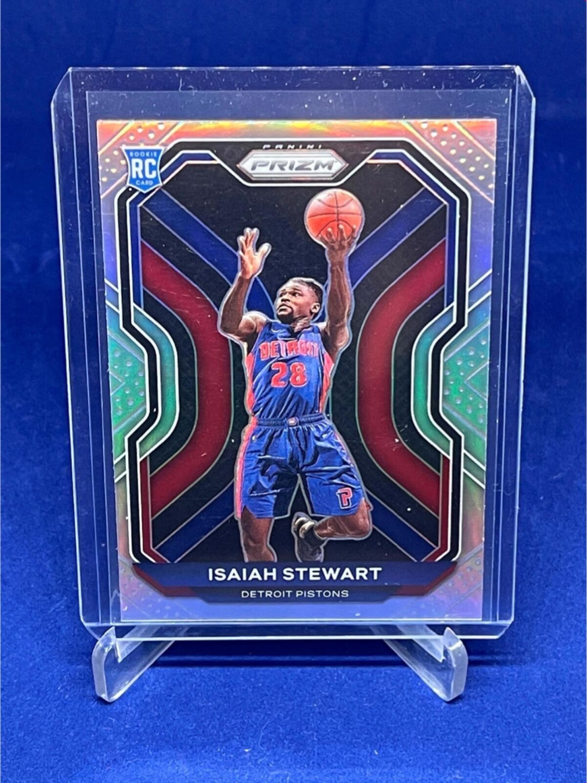 ISAIAH STEWART 2020-21 PANINI PRIZM SILVER PRIZMS ROOKIE RC # 254