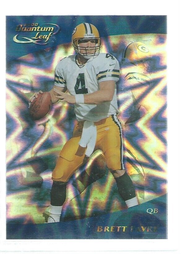BRETT FAVRE 2000 DONRUSS QUANTUM LEAF BURST