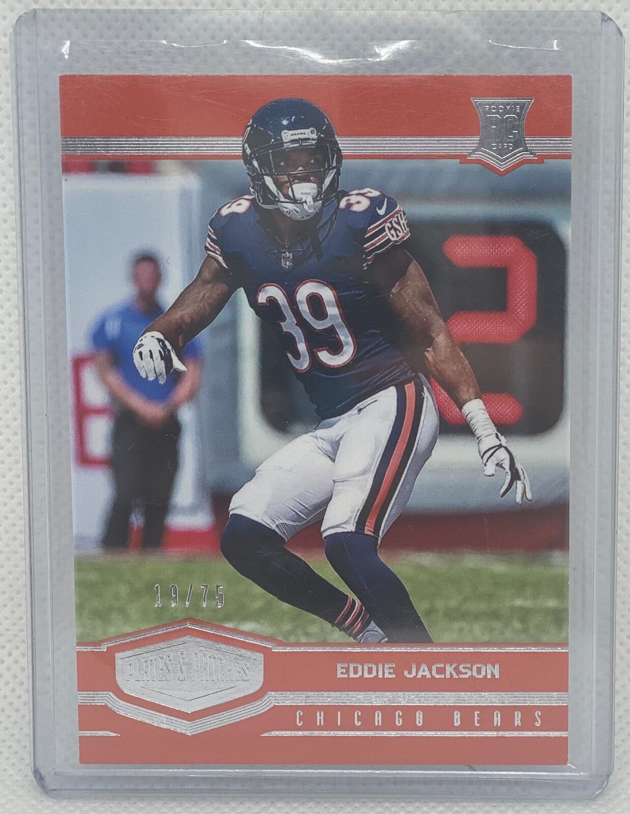 EDDIE JACKSON 2017 PLATES & PATCHES RC #D 19/75