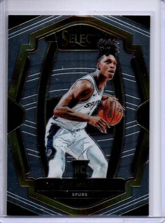 LONNIE WALKER IV 2018-19 PANINI SELECT TRUE ROOKIE RC #174