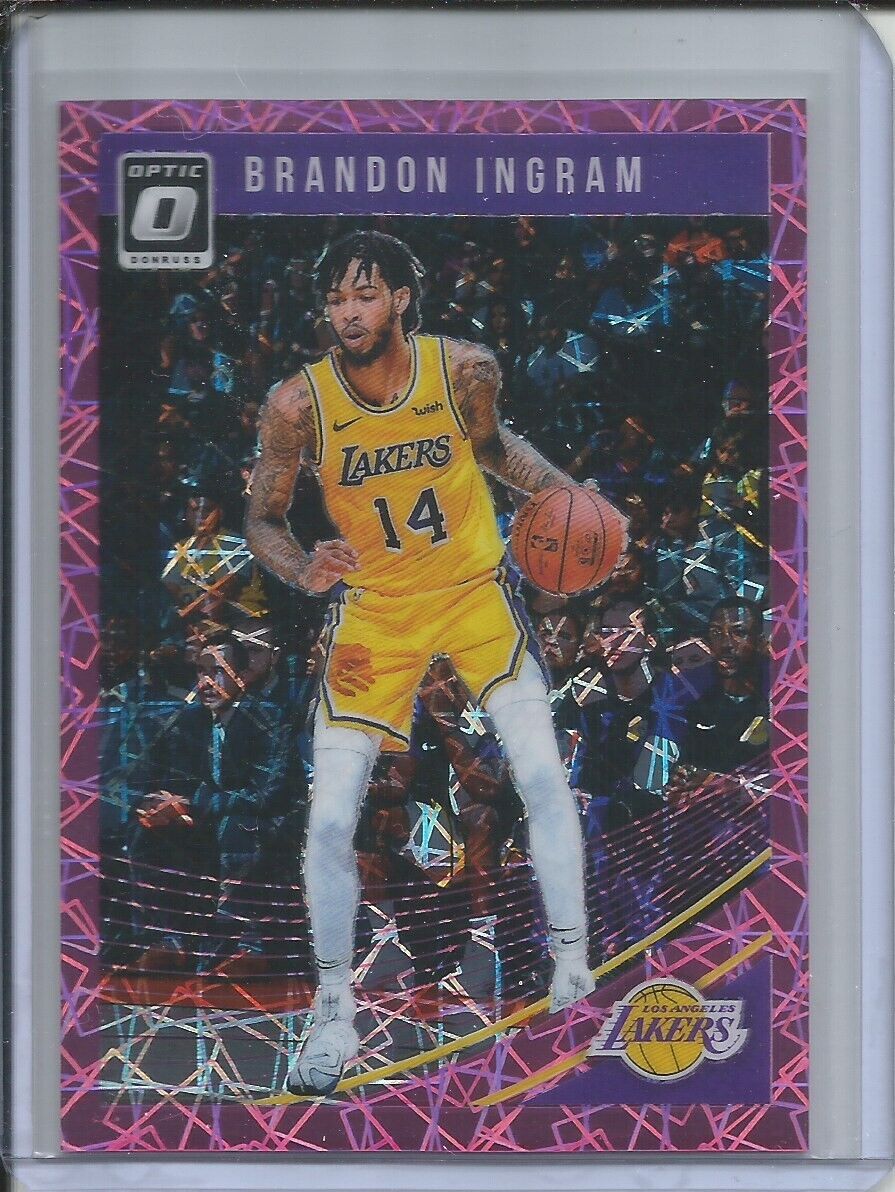 BRANDON INGRAM 2018-19 PANINI OPTIC PINK VELOCITY #D 5/79