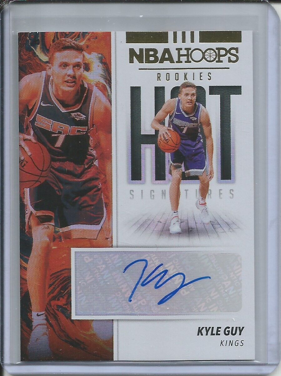KYLE GUY 2019-20 PANINI HOOPS HOT SIGNATURES ROOKIE AUTO RC KINGS