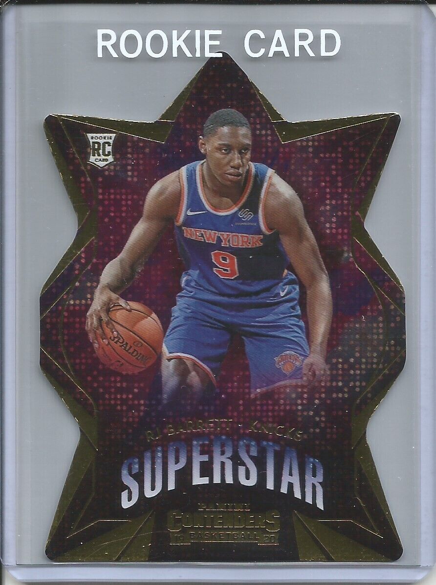 RJ BARRETT 2019-20 PANINI CONTENDERS SUPERSTAR DIE CUT ROOKIE RC KNICKS