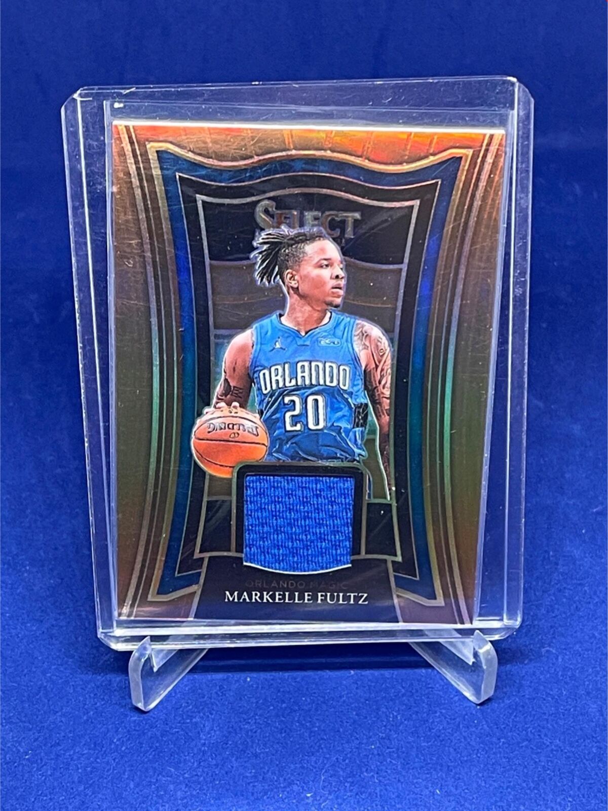 MARKELLE FULTZ 2020-21 PANINI SELECT BRONZE PRIZM JERSEY RELIC #D 16/49