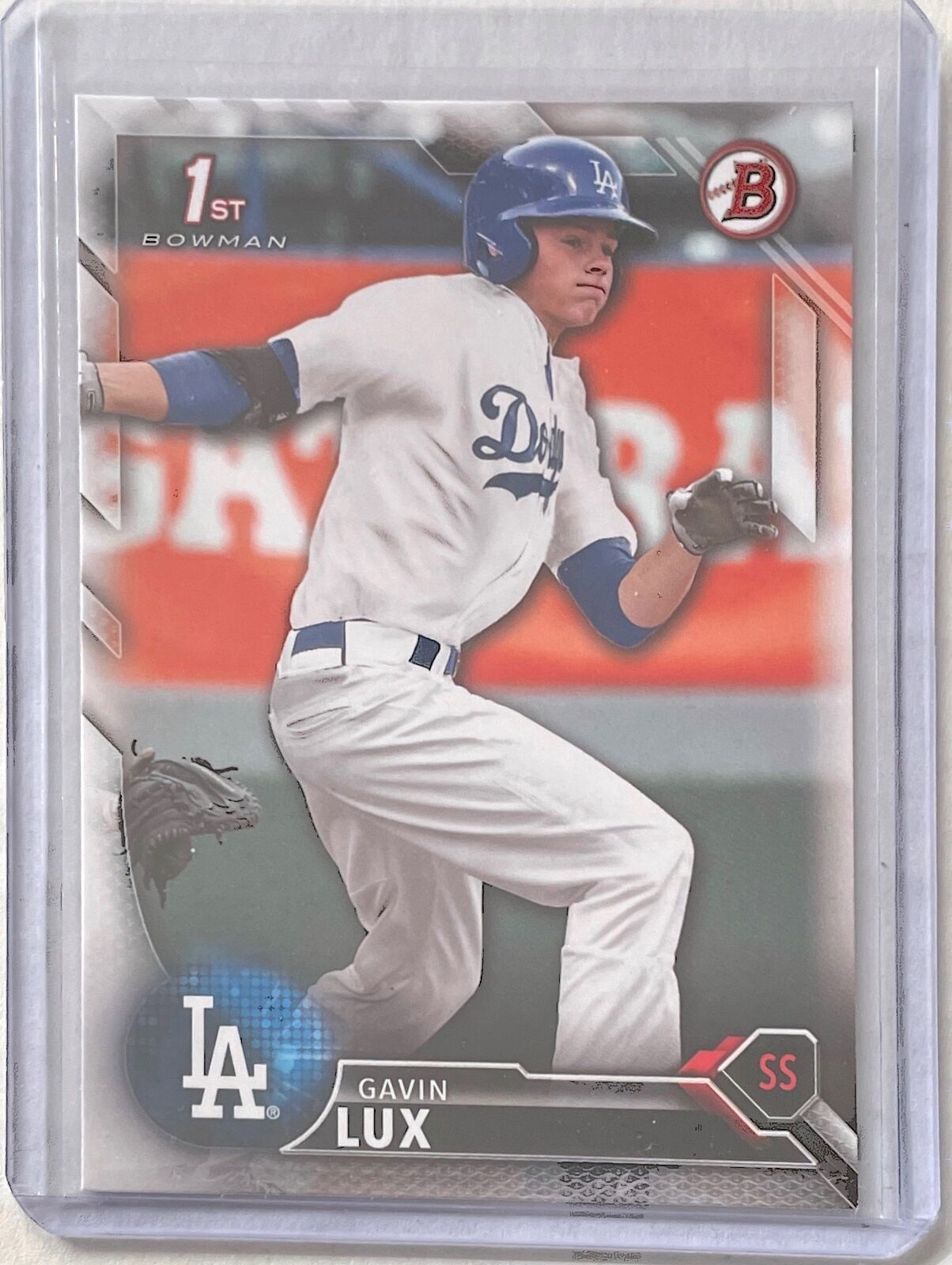 GAVIN LUX 2016 BOWMAN PAPER 1ST PROSPECT #BD-67