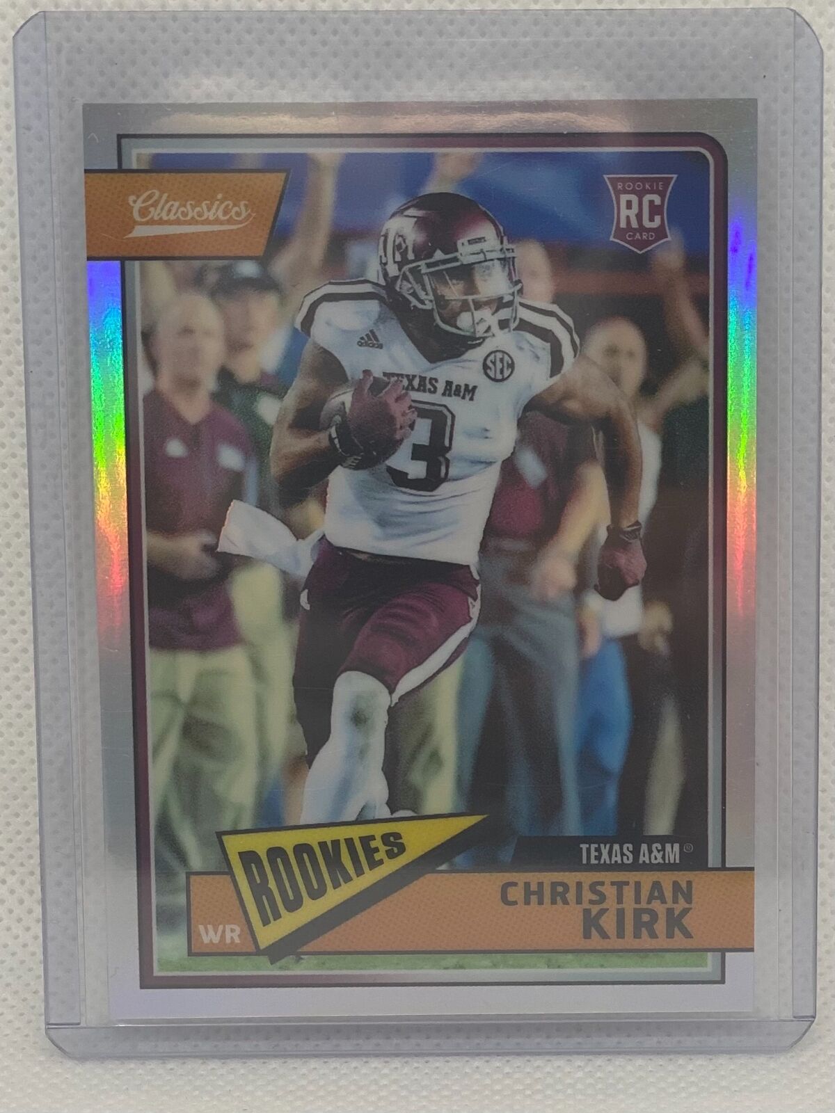 CHRISTIAN KIRK 2018 PANINI CLASSICS ROOKIES OPTICHROME SILVER PRIZM RC #D /175