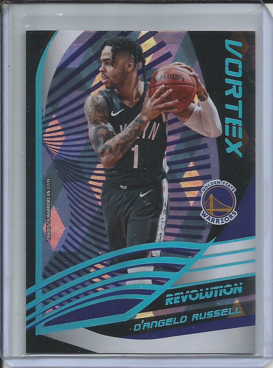 D'ANGELO RUSSELL 2019-20 PANINI REVOLUTION VORTEX CUBIC #D 12/50