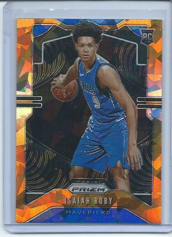 ISAIAH ROBY 2019-20 PANINI PRIZM ORANGE ICE PRIZMS RC #283