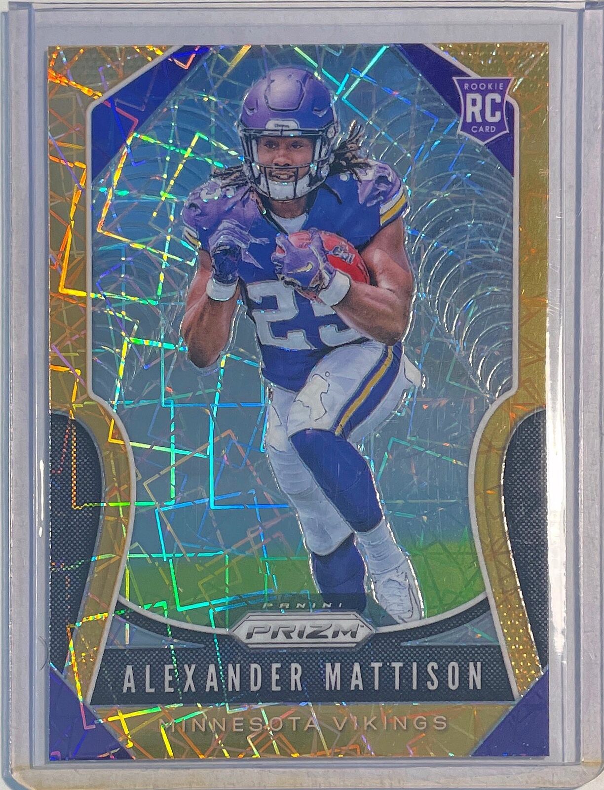ALEXANDER MATTISON 2019 PANINI PRIZM GOLD LAZER PRIZM ROOKIE RC #331