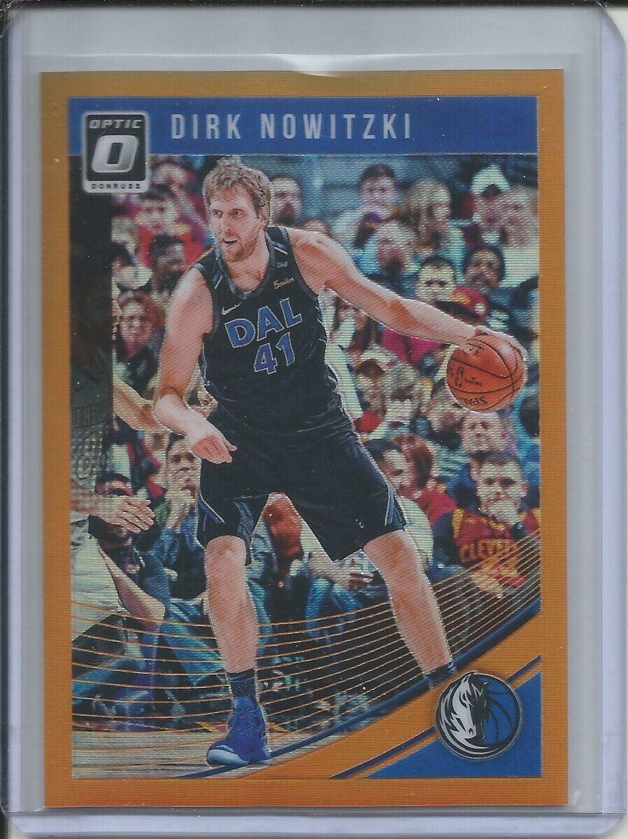 DIRK NOWITZKI 2018-19 PANINI OPTIC ORANGE HOLO PRIZM #D 32/199