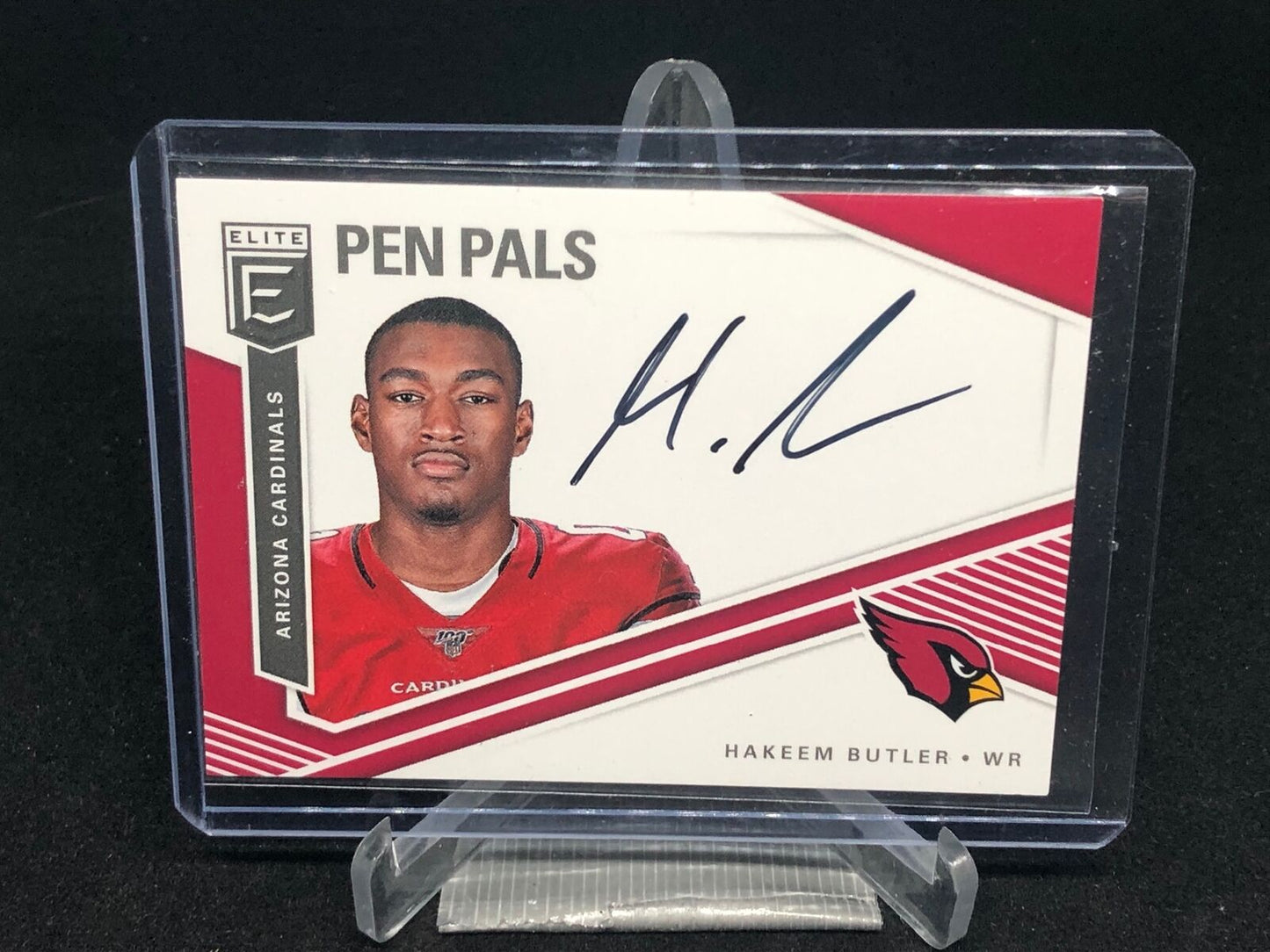 HAKEEM BUTLER 2019 PANINI DONRUSS ELITE PEN PALS ON CARD AUTO RC