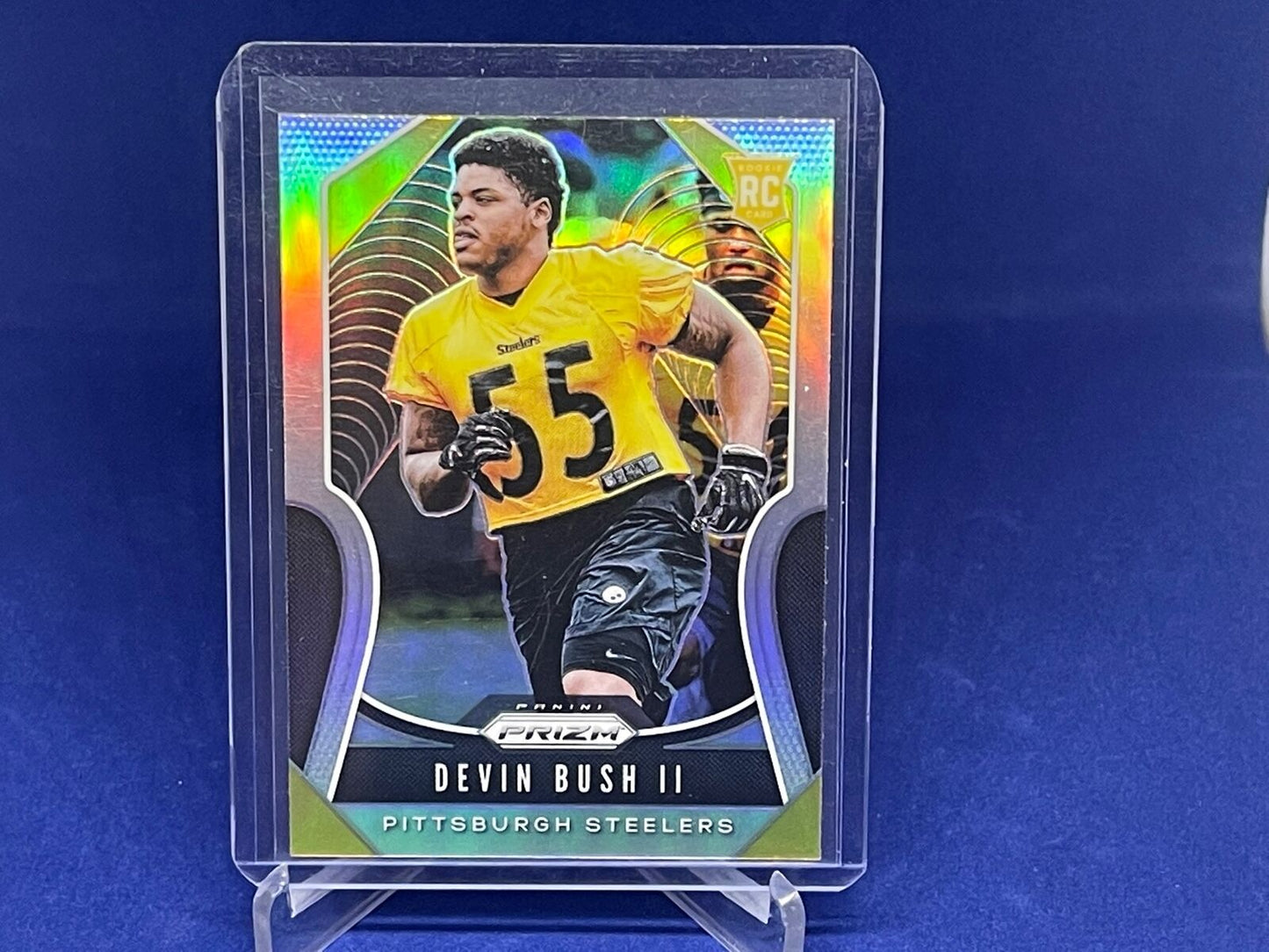 DEVIN BUSH II 2019 PANINI PRIZM SILVER PRIZM ROOKIE RC SSP # 313