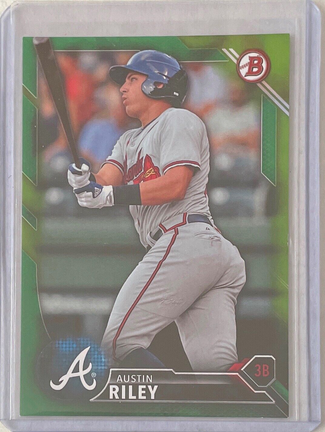 AUSTIN RILEY 2016 BOWMAN PAPER PROSPECT GREEN #D 55/99
