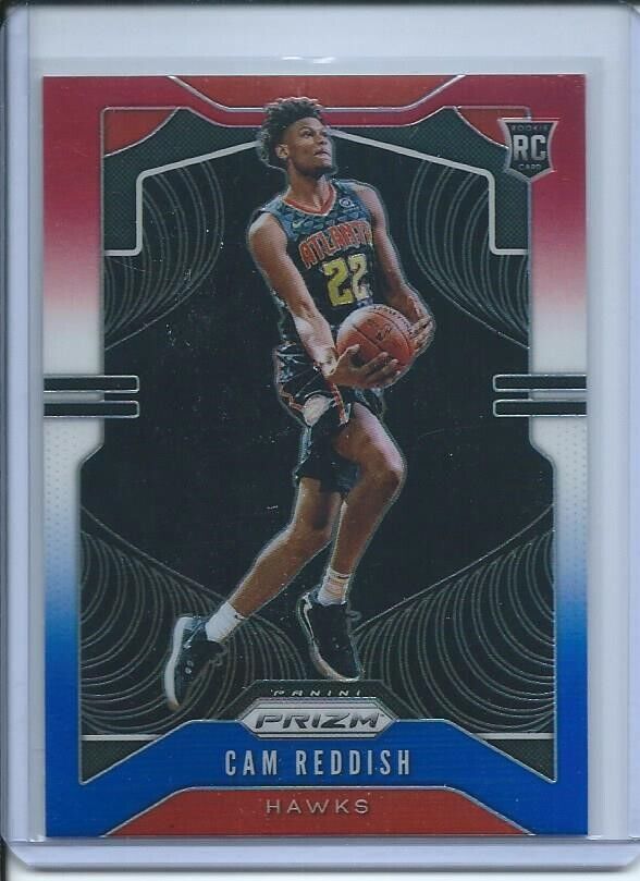 CAM REDDISH 2019-20 PANINI PRIZM RED WHITE BLUE PRIZMS RC #256