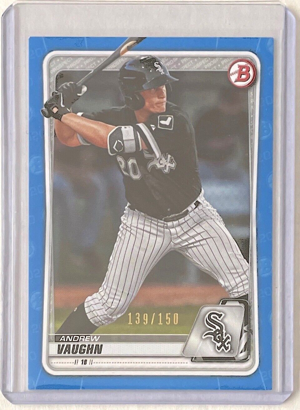 ANDREW VAUGHN 2020 BOWMAN PAPER PROSPECT BLUE #D 139/150