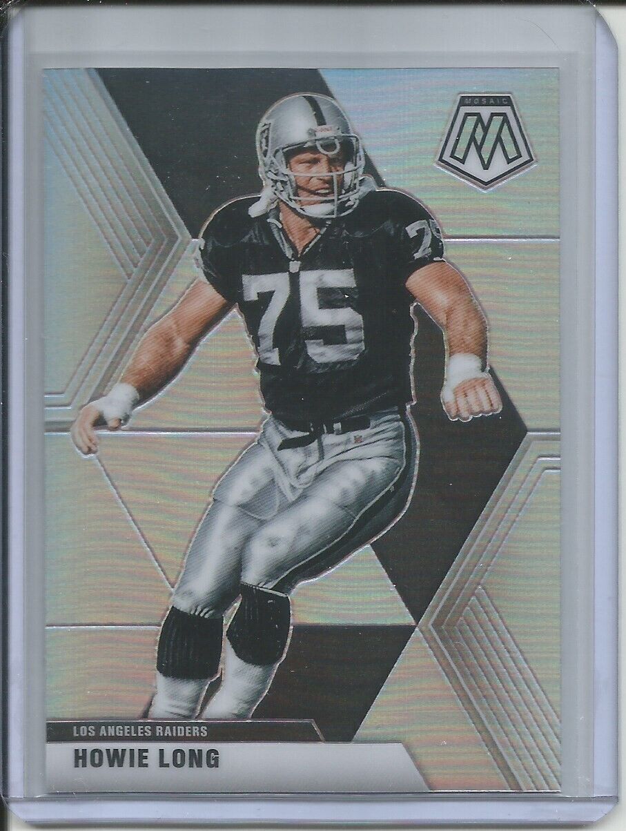 HOWIE LONG 2019-20 PANINI MOSAIC SILVER PRIZM RAIDERS