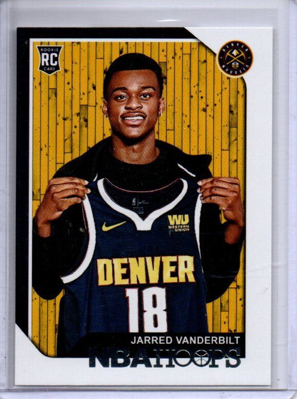 JARRED VANDERBILT 2018-19 PANINI HOOPS TRUE ROOKIE RC #273