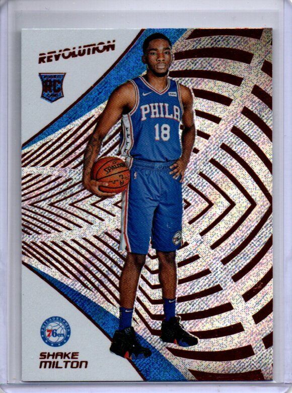 SHAKE MILTON 2018-19 PANINI REVOLUTION TRUE ROOKIE RC #146