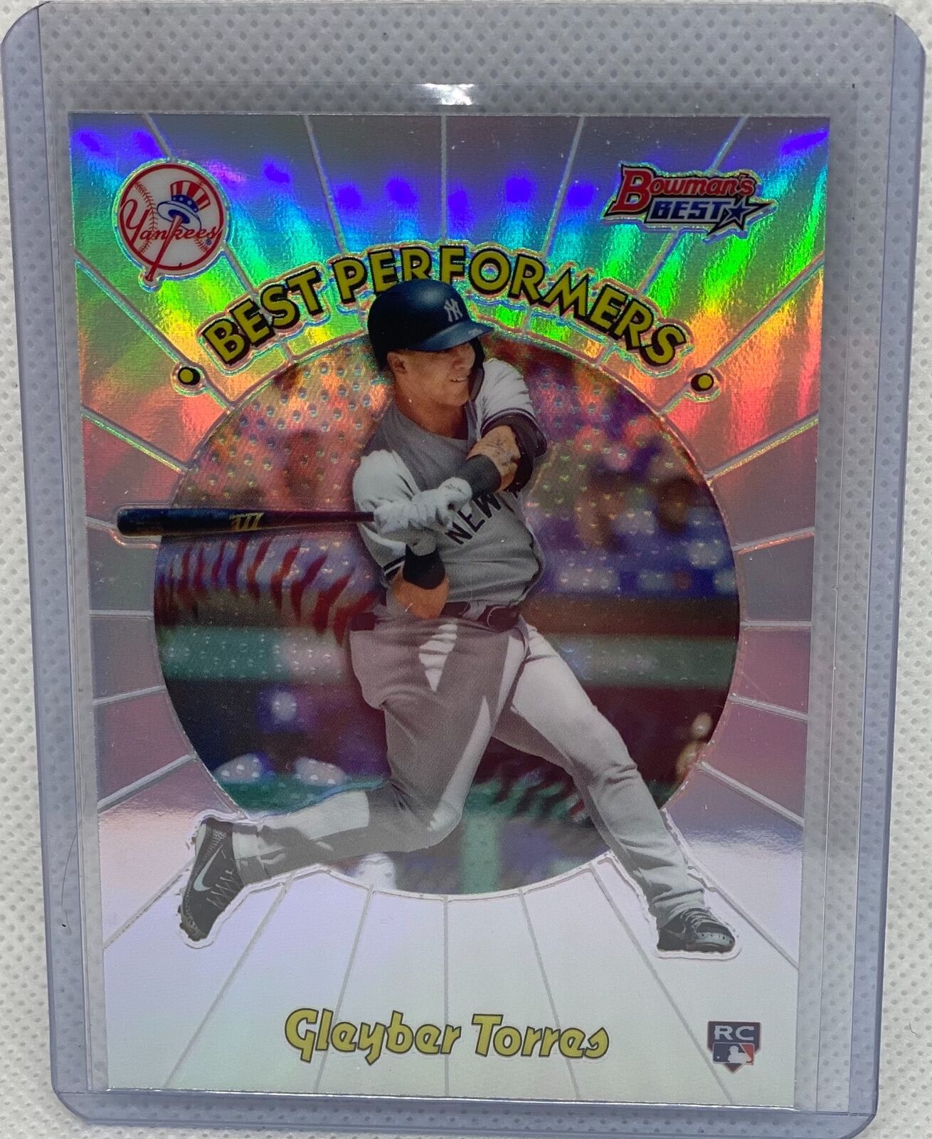 GLEYBER TORRES 2018 BOWMANS BEST PERFORMERS REFRACTOR RC