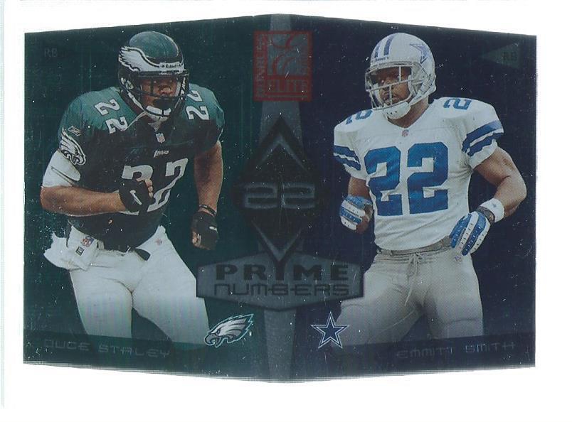 DUCE STALEY EMMITT SMITH 2012 DONRUSS ELITE PRIME NUMBERS DIE CUT #D 1424/1600