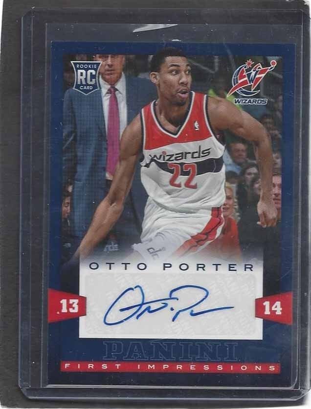 OTTO PORTER 2013-14 PANINI FIRST IMPRESSIONS ROOKIE AUTO RC #10