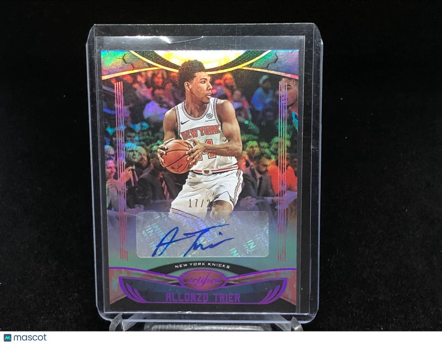 ALONZO TRIER 2019-20 PANINI CERTIFIED PINK CAMO AUTO #D 17/25