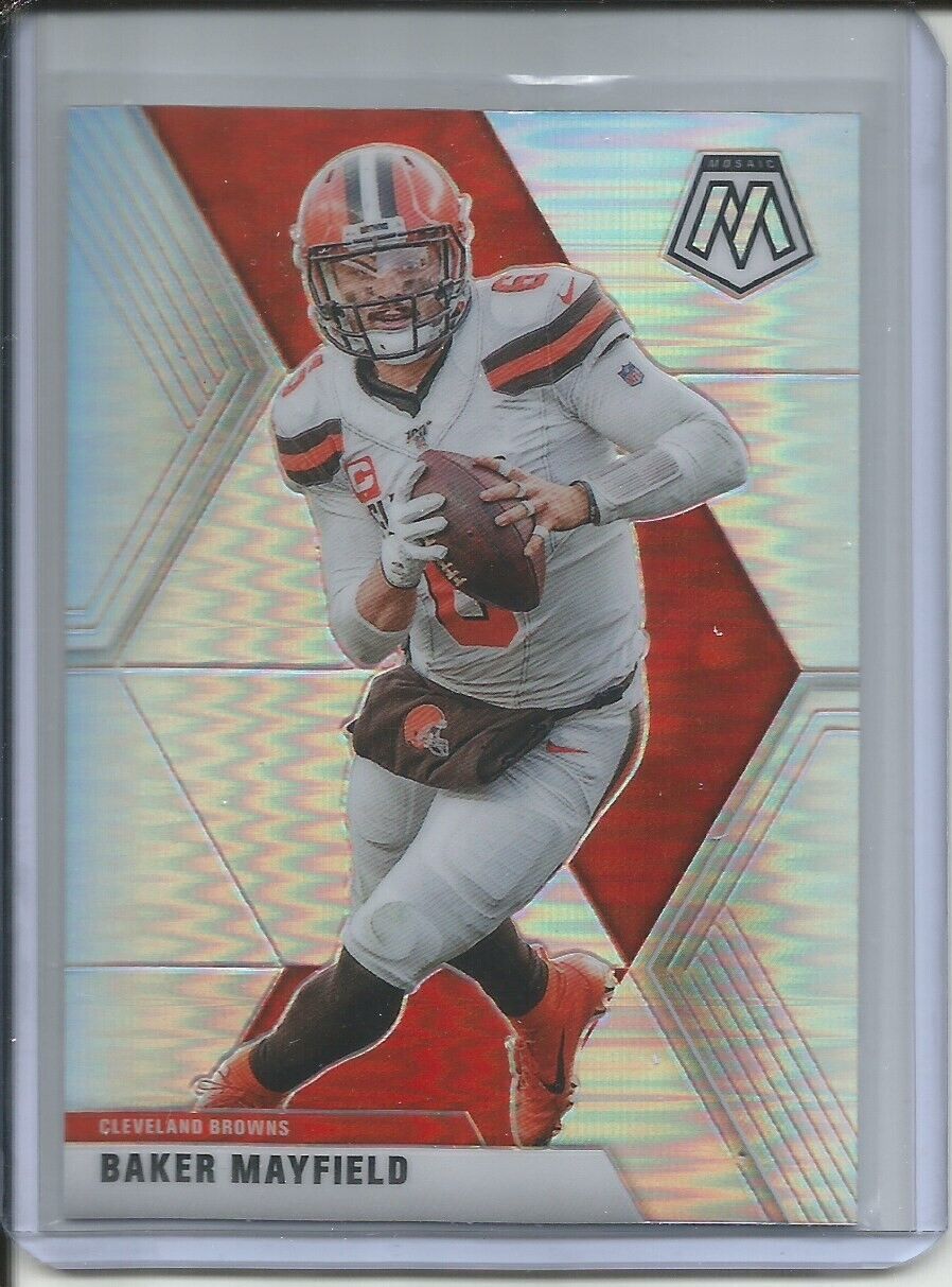 BAKER MAYFIELD 2019-20 PANINI MOSAIC SILVER PRIZM BROWNS