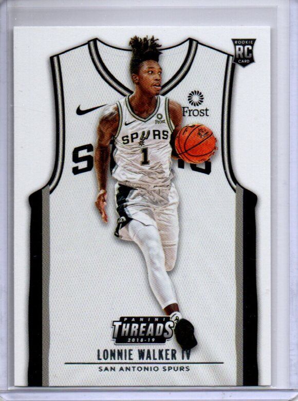 LONNIE WALKER IV 2018-19 PANINI THREADS TRUE ROOKIE RC #129